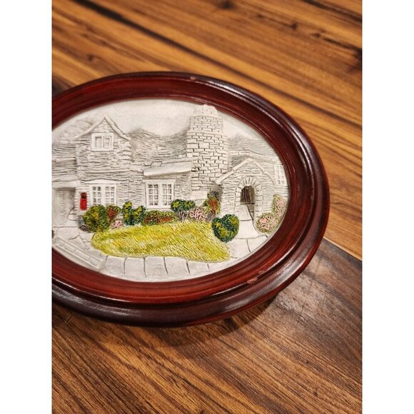 Brush Strokes Packhorse Inn & Tintagel Post Office 3D Plaque Hand Painted - Picture 4 of 12